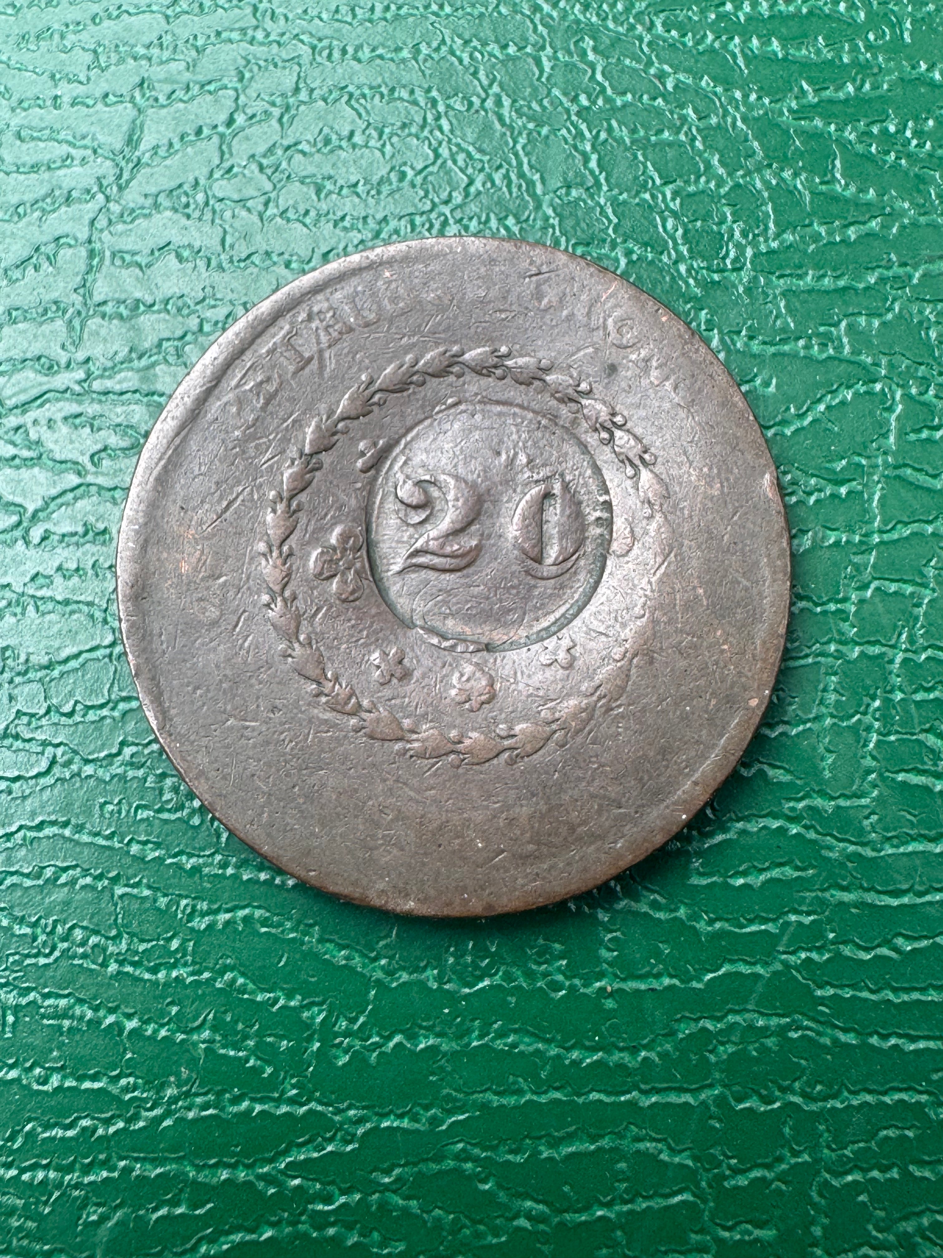 Brazylia 20 reis 1802-1833 kontrasygnowane
