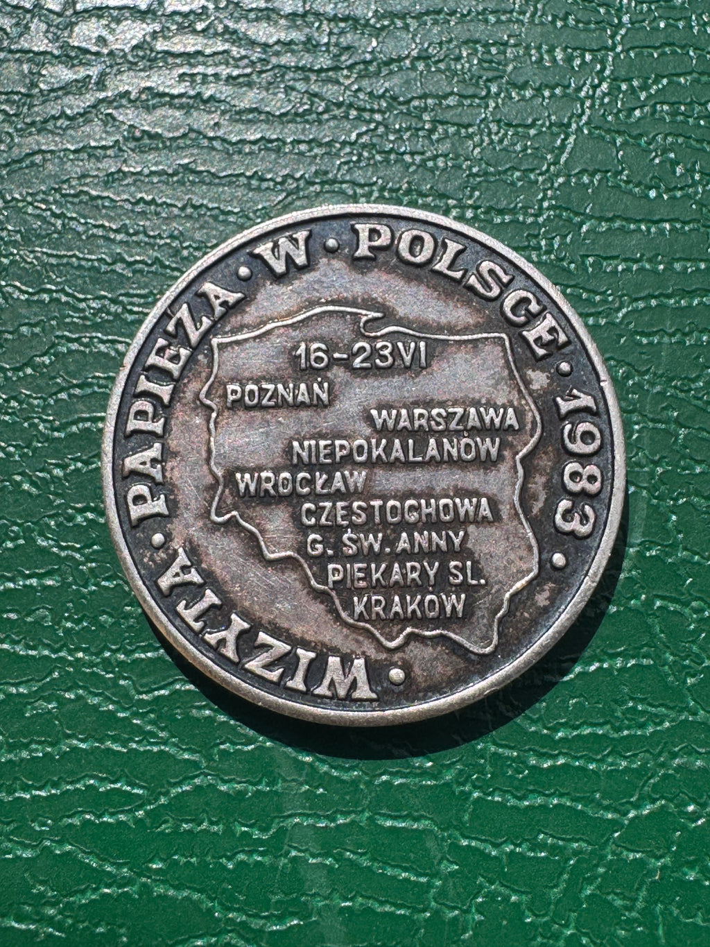 Medal PRL Jan Paweł II – Wizyta Papieża w Polsce 1983, srebrzony