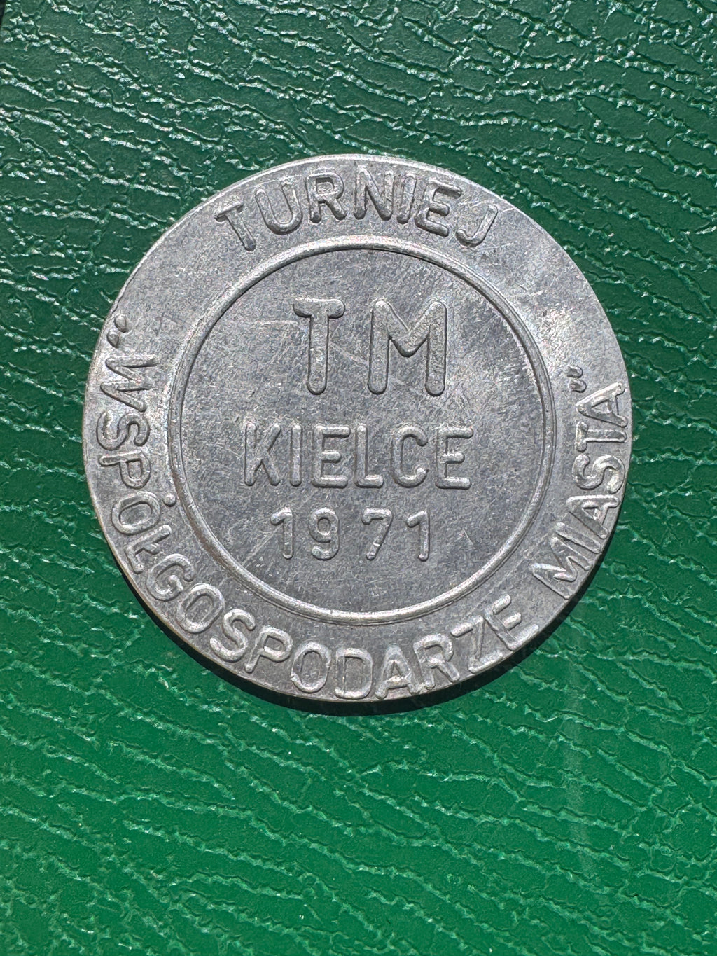 Medal Turniej Miejski Kielce 1971, aluminium