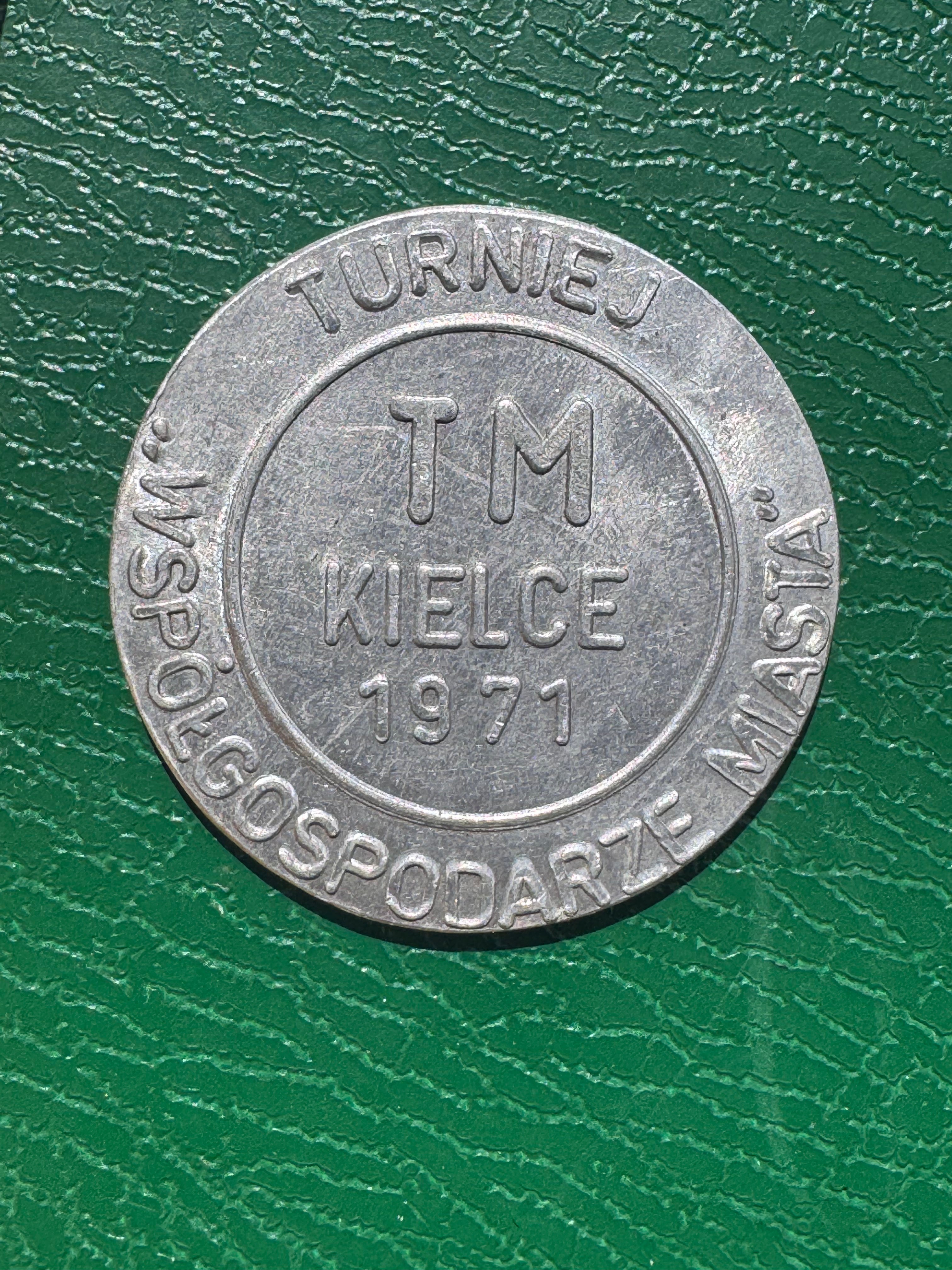 Medal Turniej Miejski Kielce 1971, aluminium