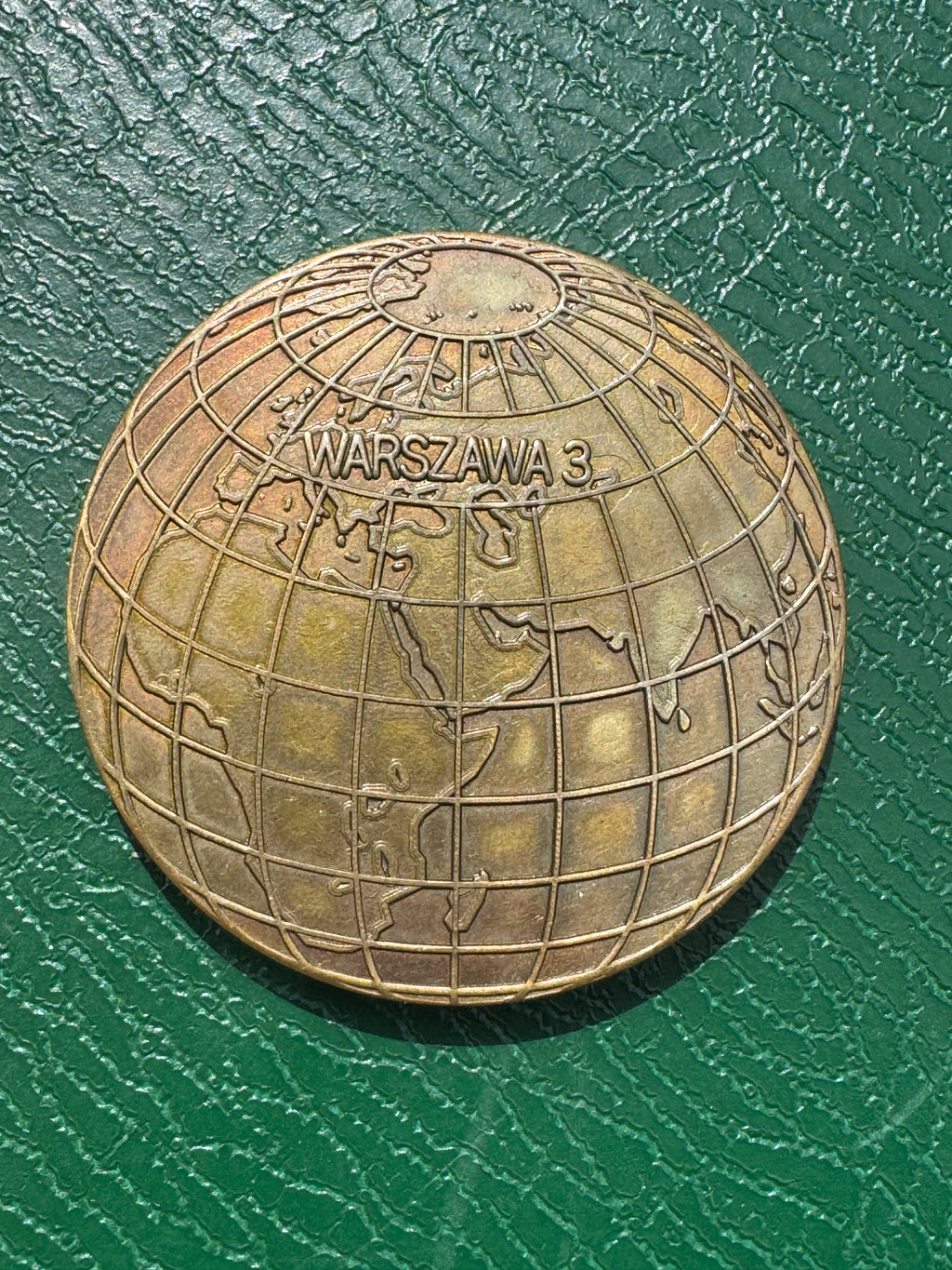 Medal 50 lat Urzędu Wymiany Poczty z Zagranicą w Warszawie 2001, tombak