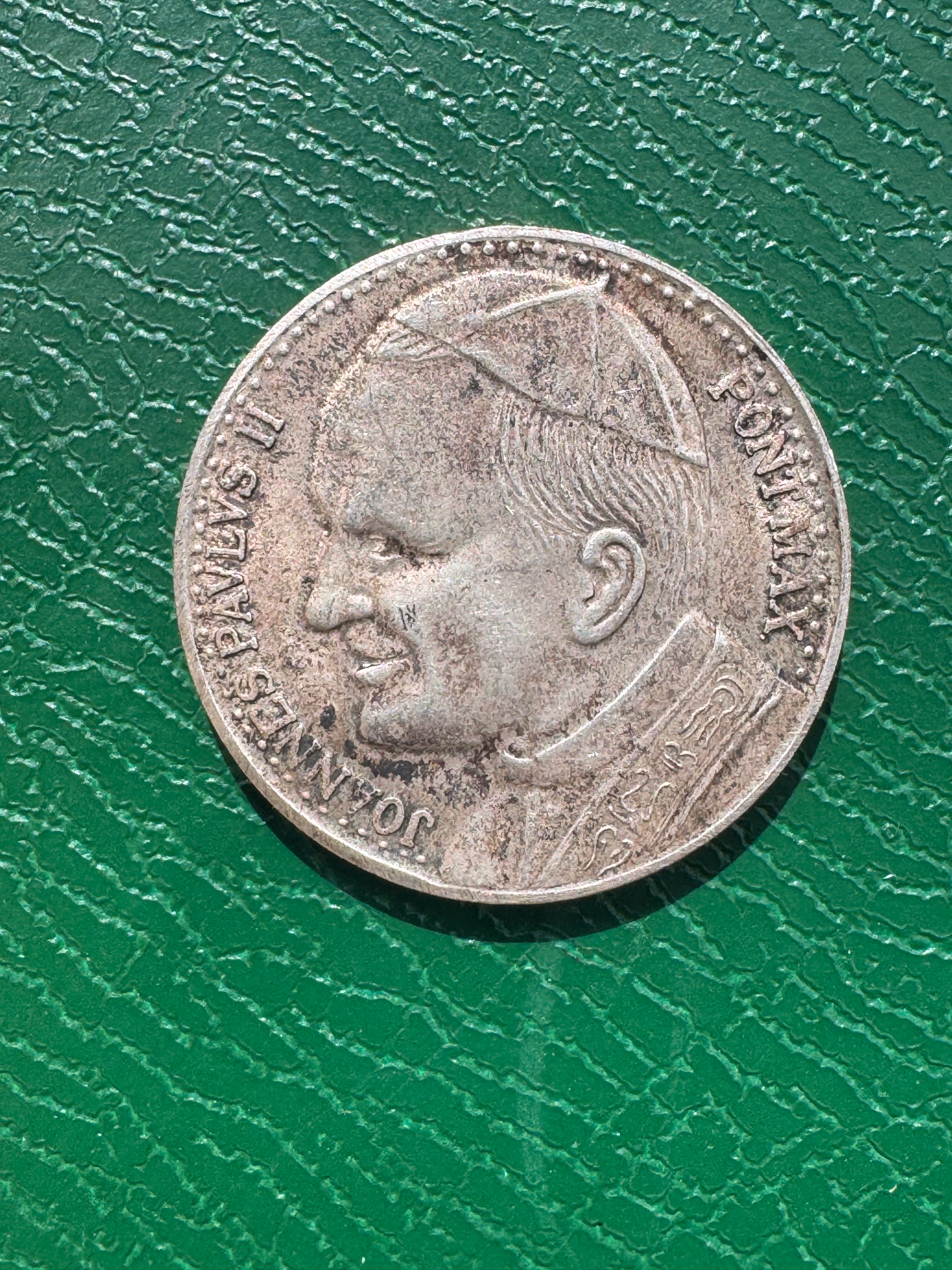 Medal PRL Jan Paweł II – 600 lat Jasnej Góry, Obraz MB Częstochowskiej 1982, srebrzony