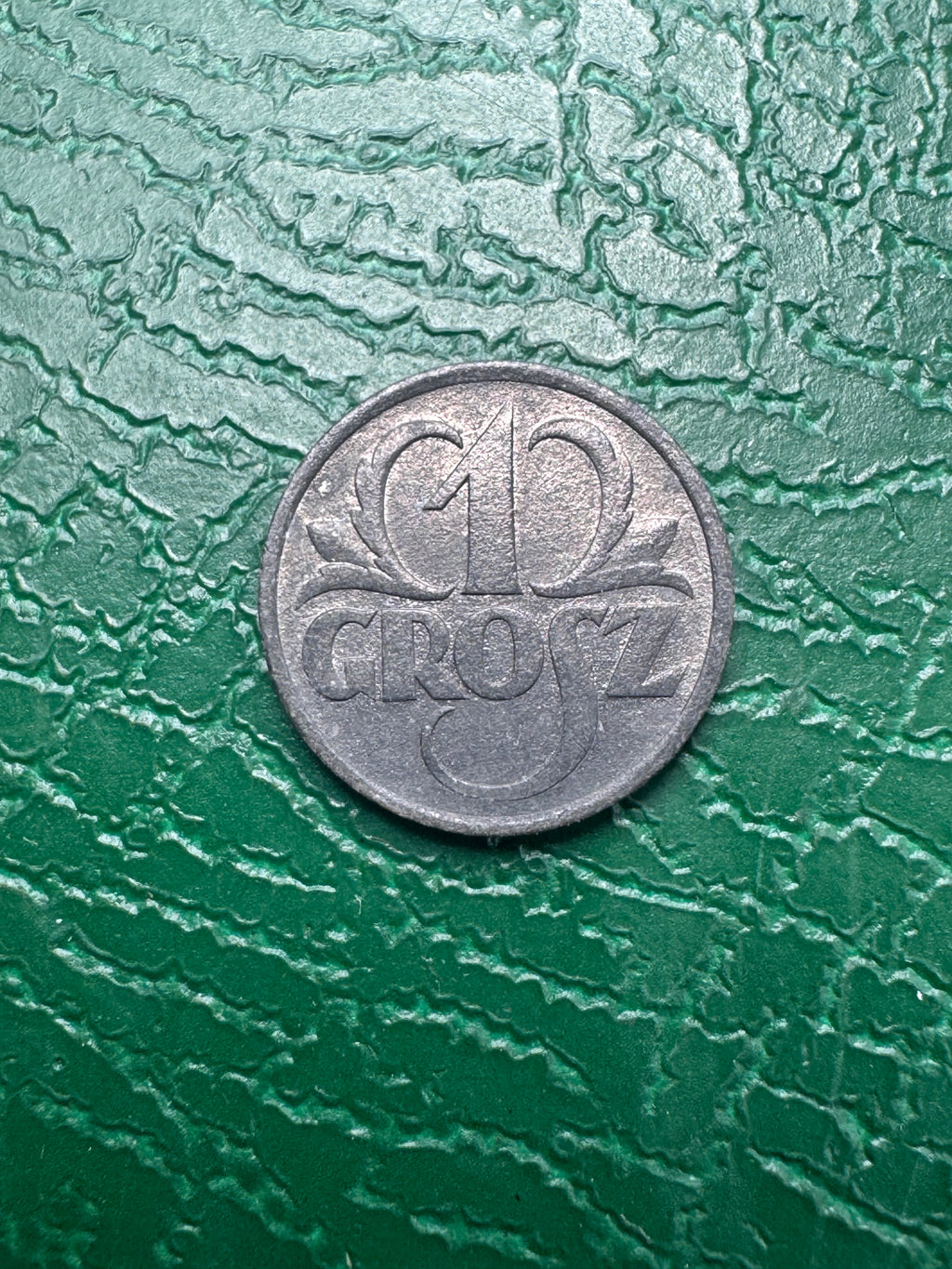 Generalne Gubernatorstwo – 1 grosz okupacyjny 1939, cynk