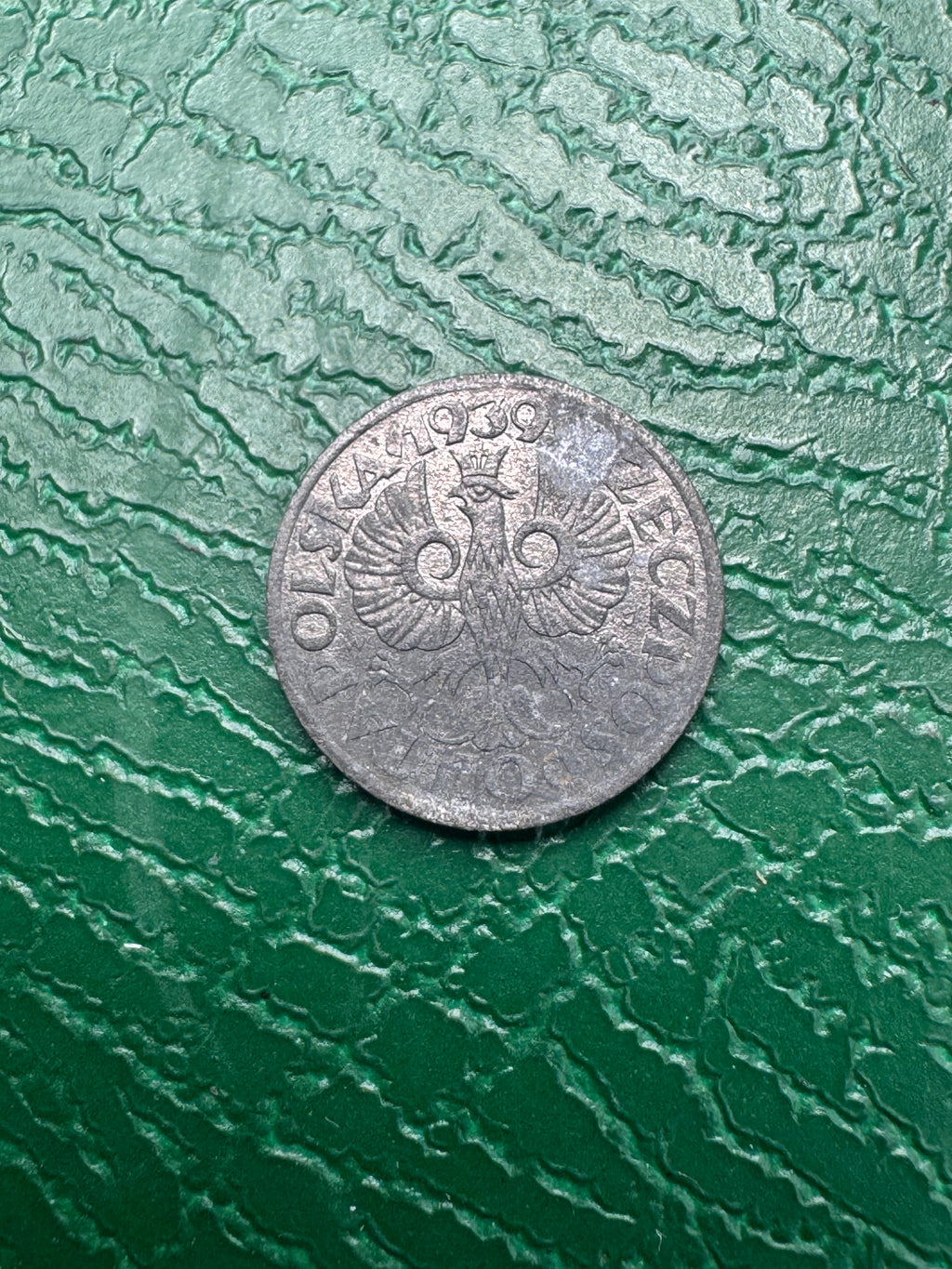 Generalne Gubernatorstwo – 1 grosz okupacyjny 1939, cynk