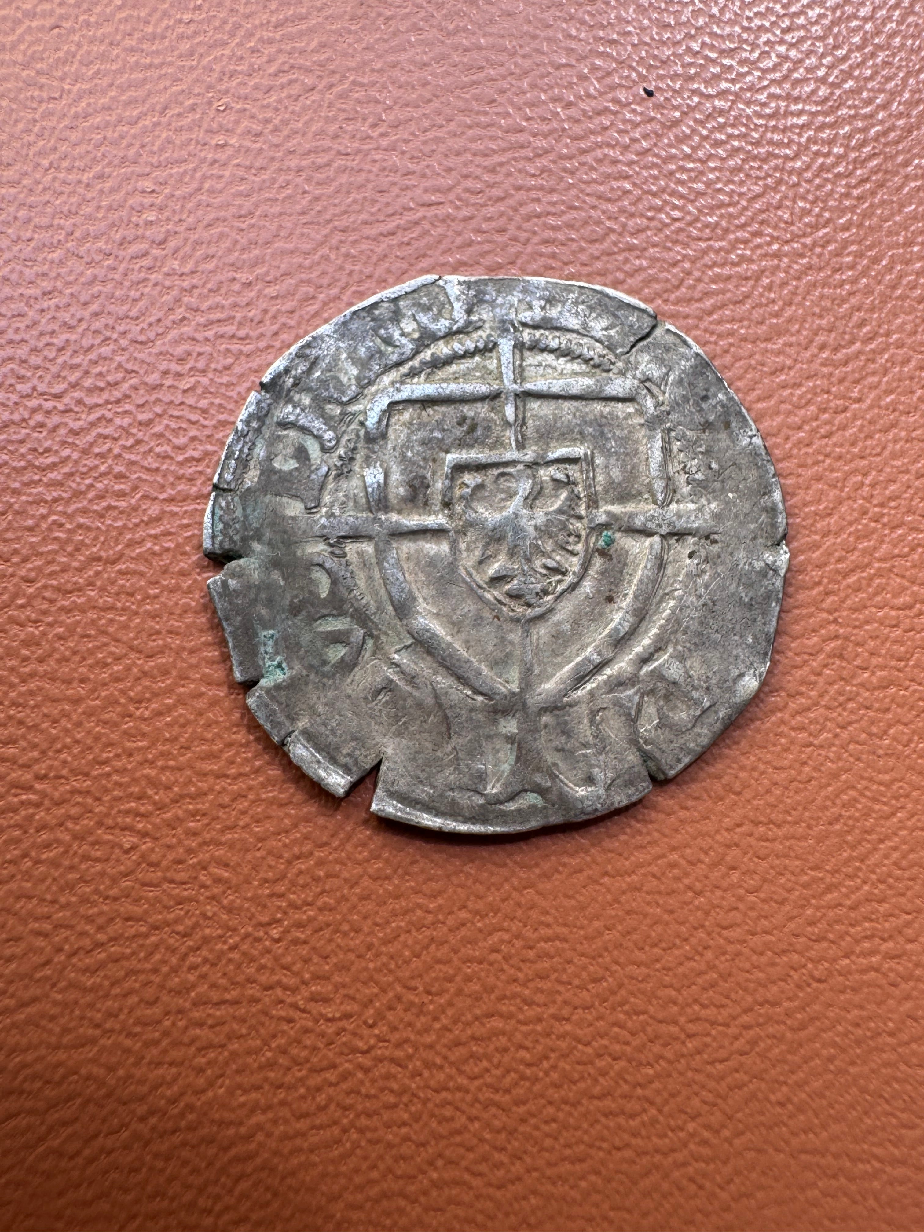 Zakon Krzyżacki Paweł von Russdorf szeląg 1422-1441 - rewers