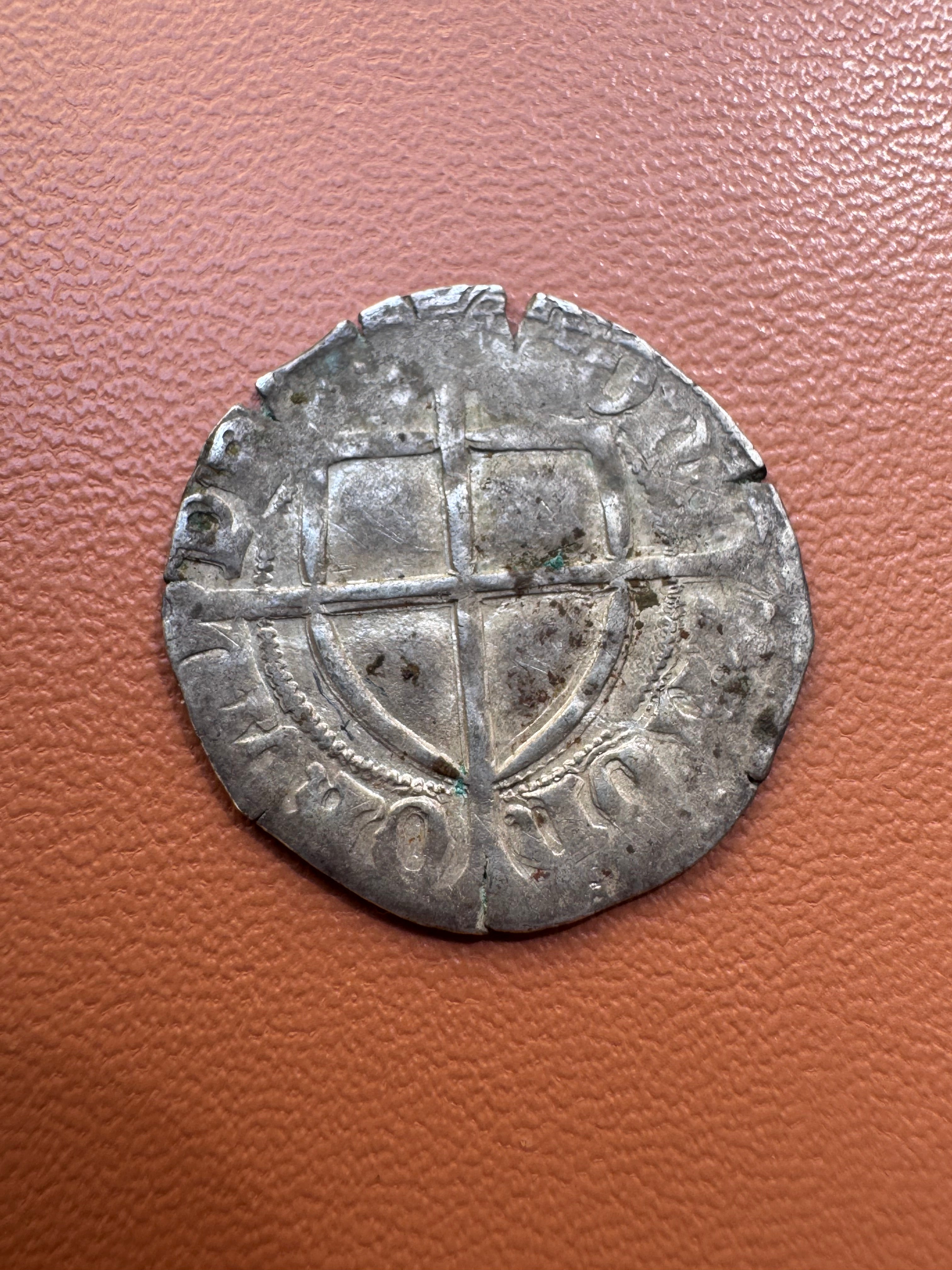 Zakon Krzyżacki Paweł von Russdorf szeląg 1422-1441 - awers