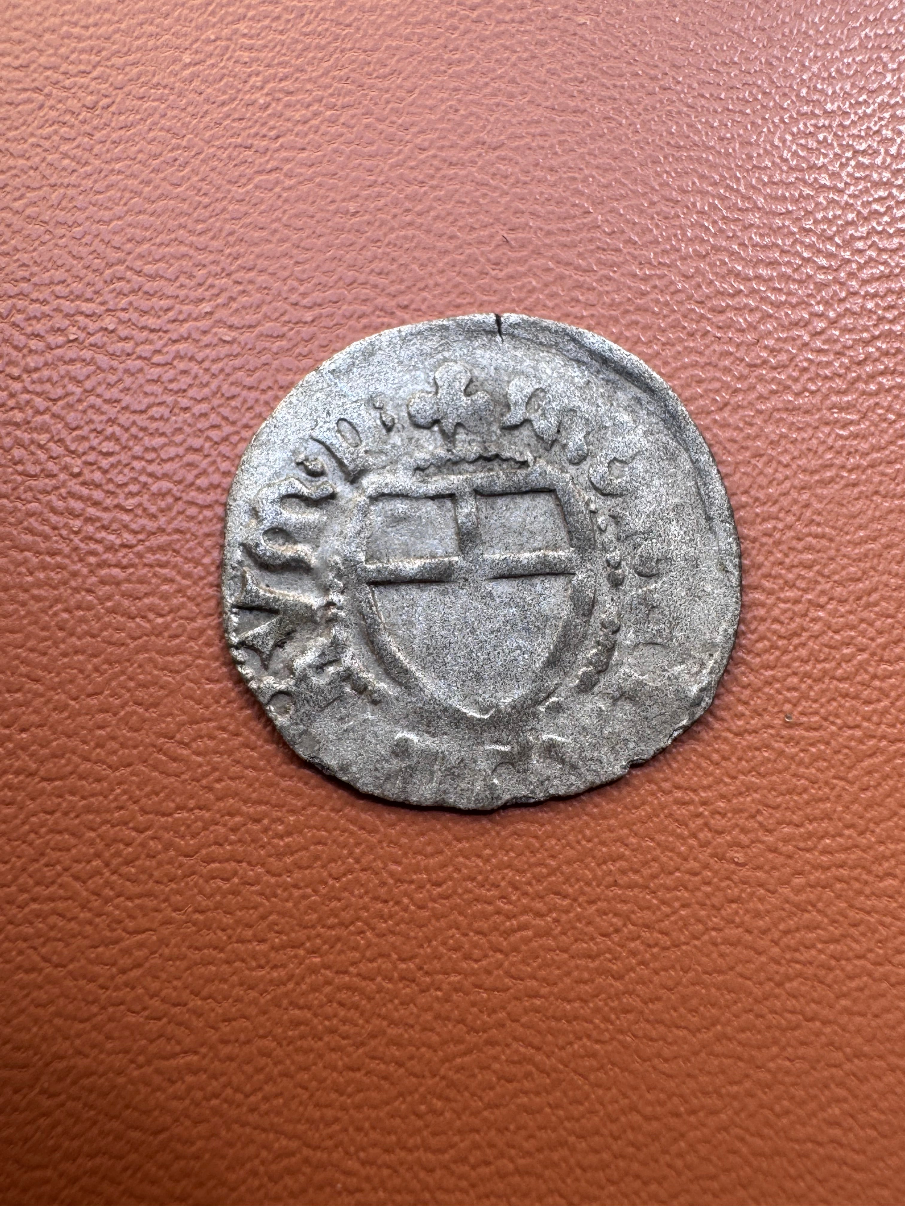 Zakon Krzyżacki Jan von Tiefen szeląg 1489-1497 - rewers