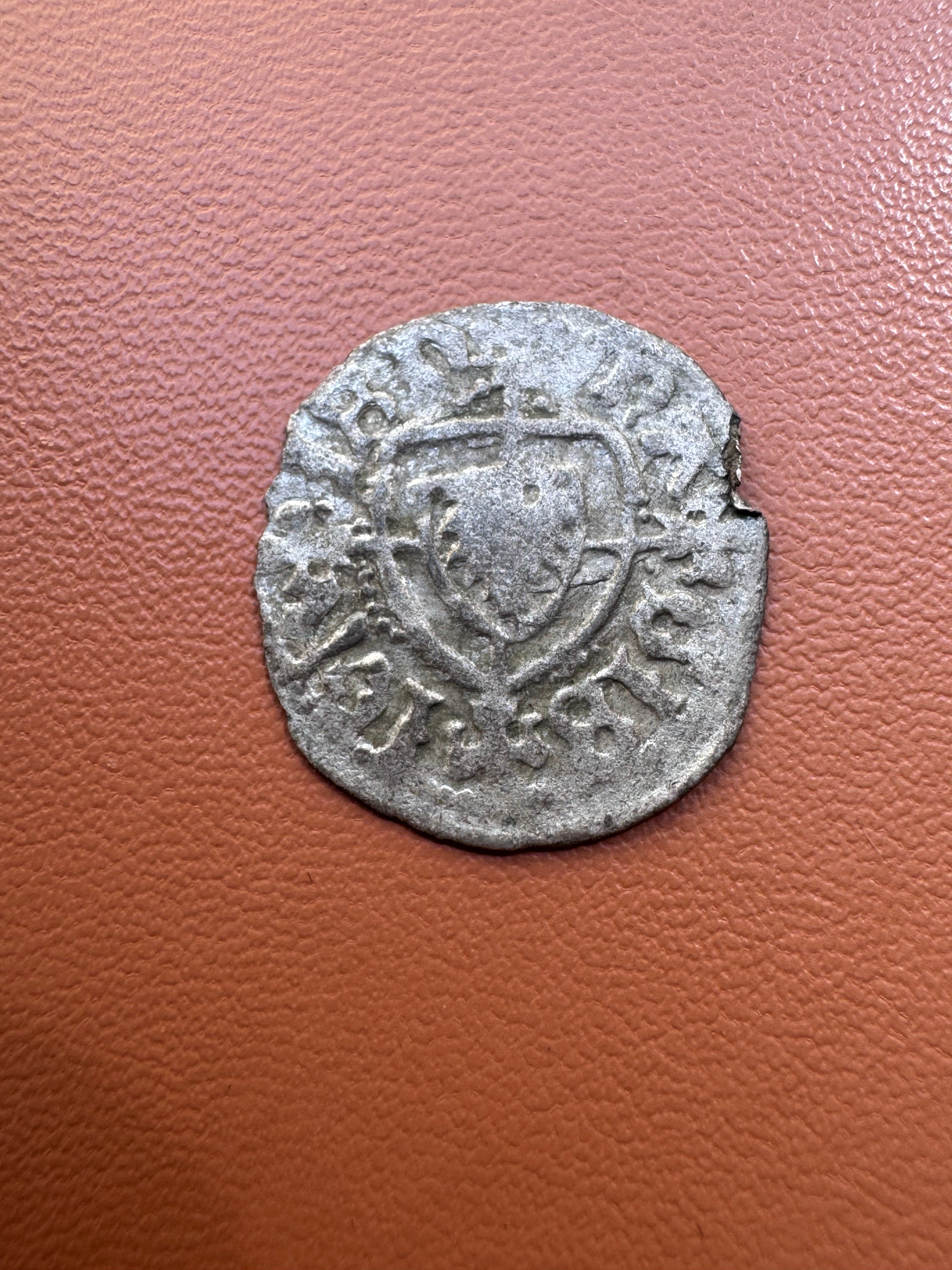 Zakon Krzyżacki Jan von Tiefen szeląg 1489-1497 - awers