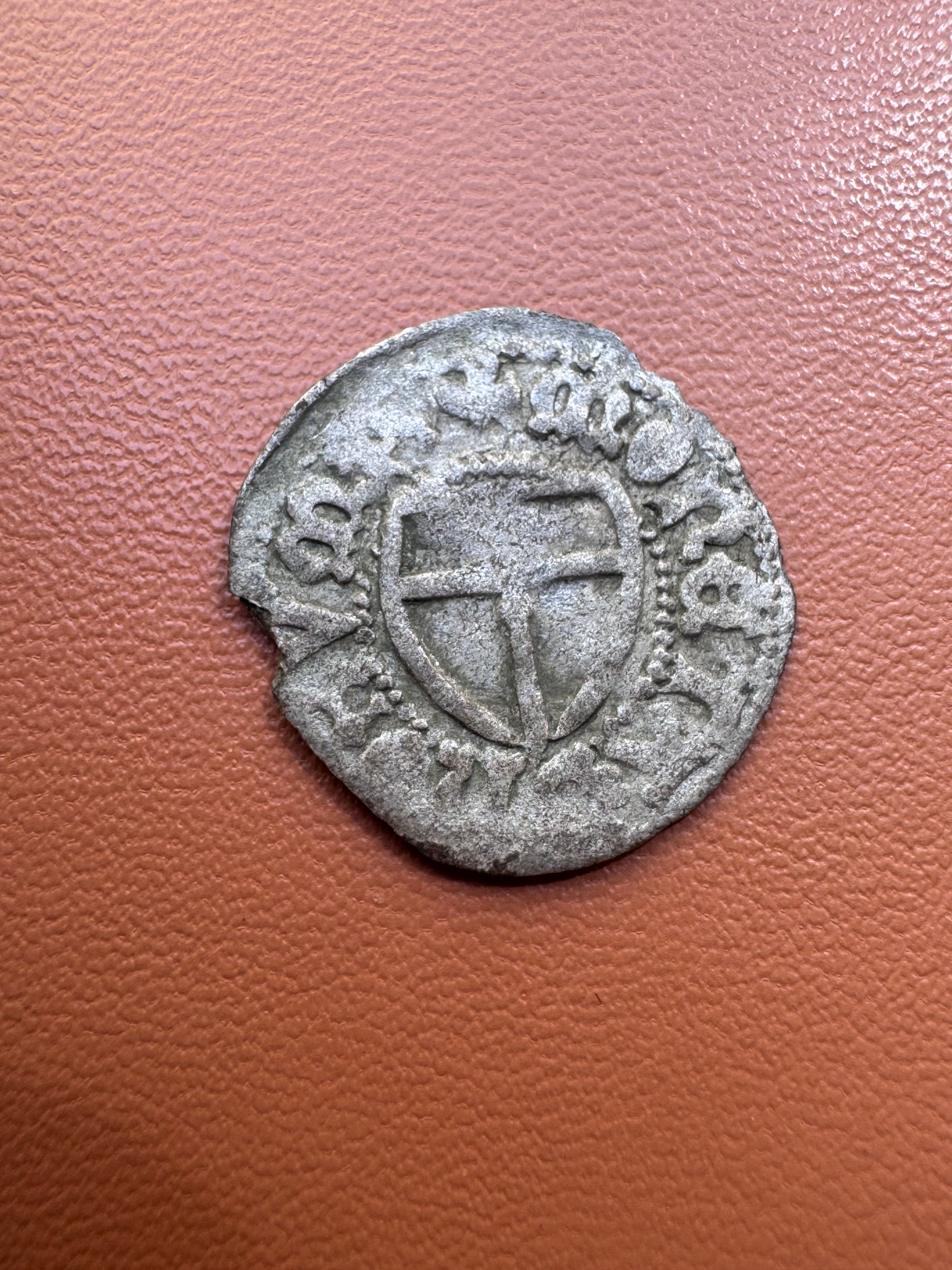 Zakon Krzyżacki Jan von Tiefen szeląg 1489-1497 - rewers