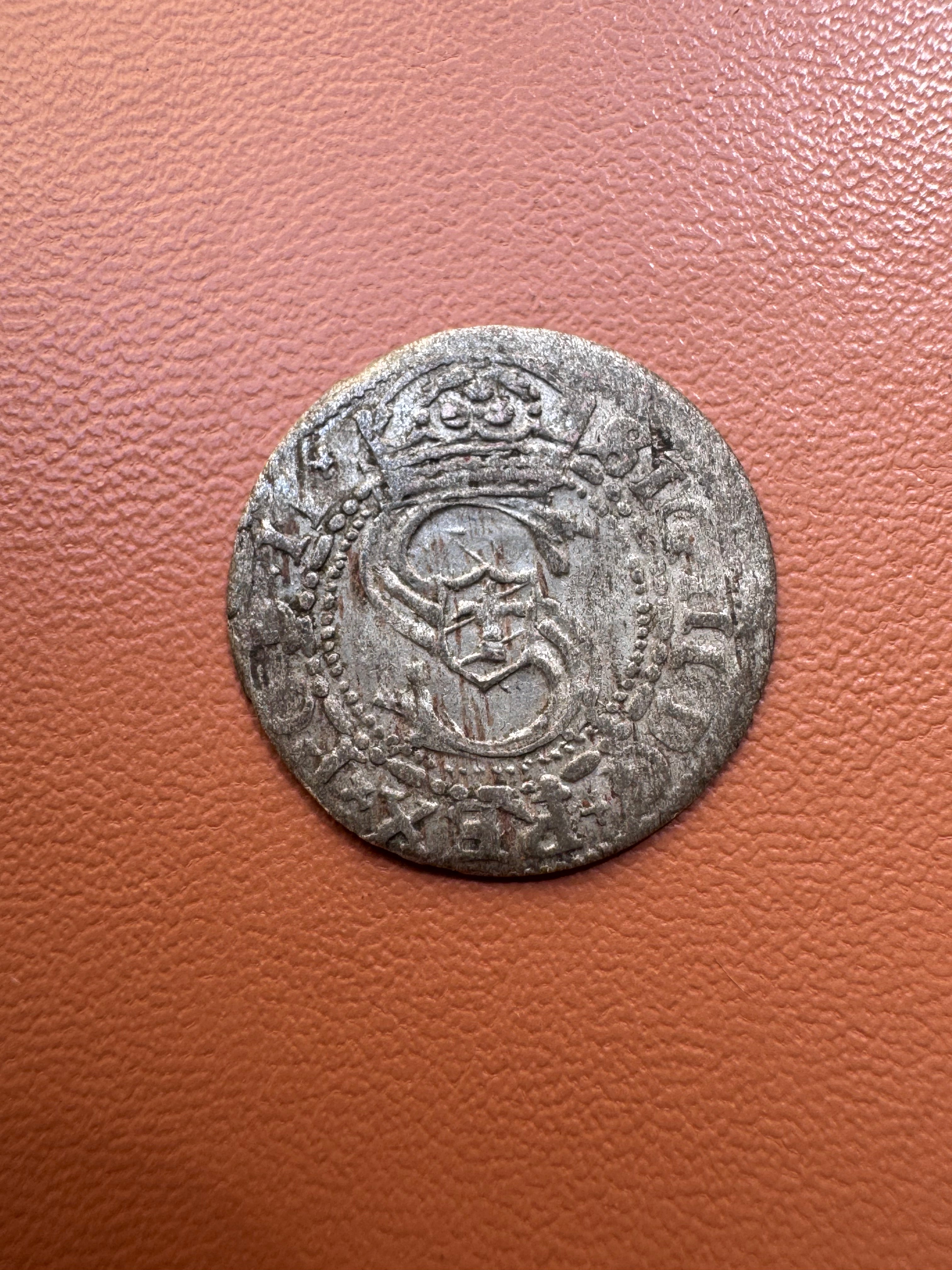 Zygmunt III Waza szeląg 1606 Ryga - awers