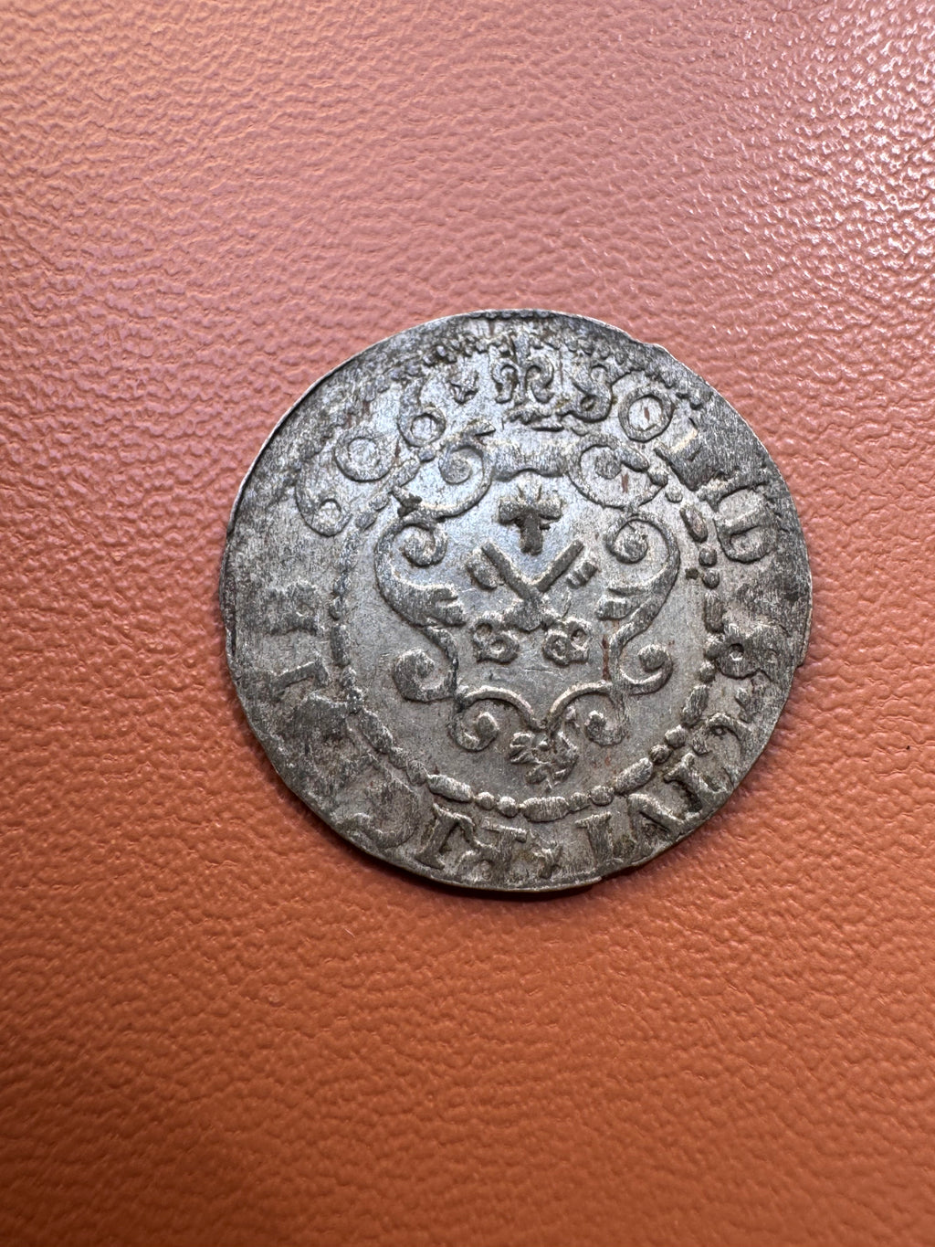 Zygmunt III Waza szeląg 1606 Ryga - rewers