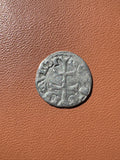 Węgry Zygmunt Luksemburski denar 1387-1437 - awers (krzyż)