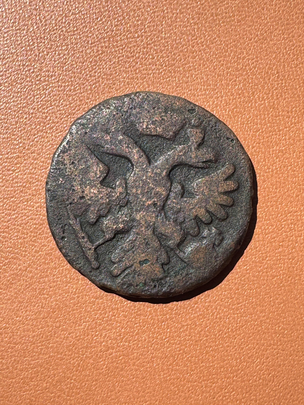 Rosja Anna Iwanowna dienga 1739 - rewers (dwugłowy orzeł)