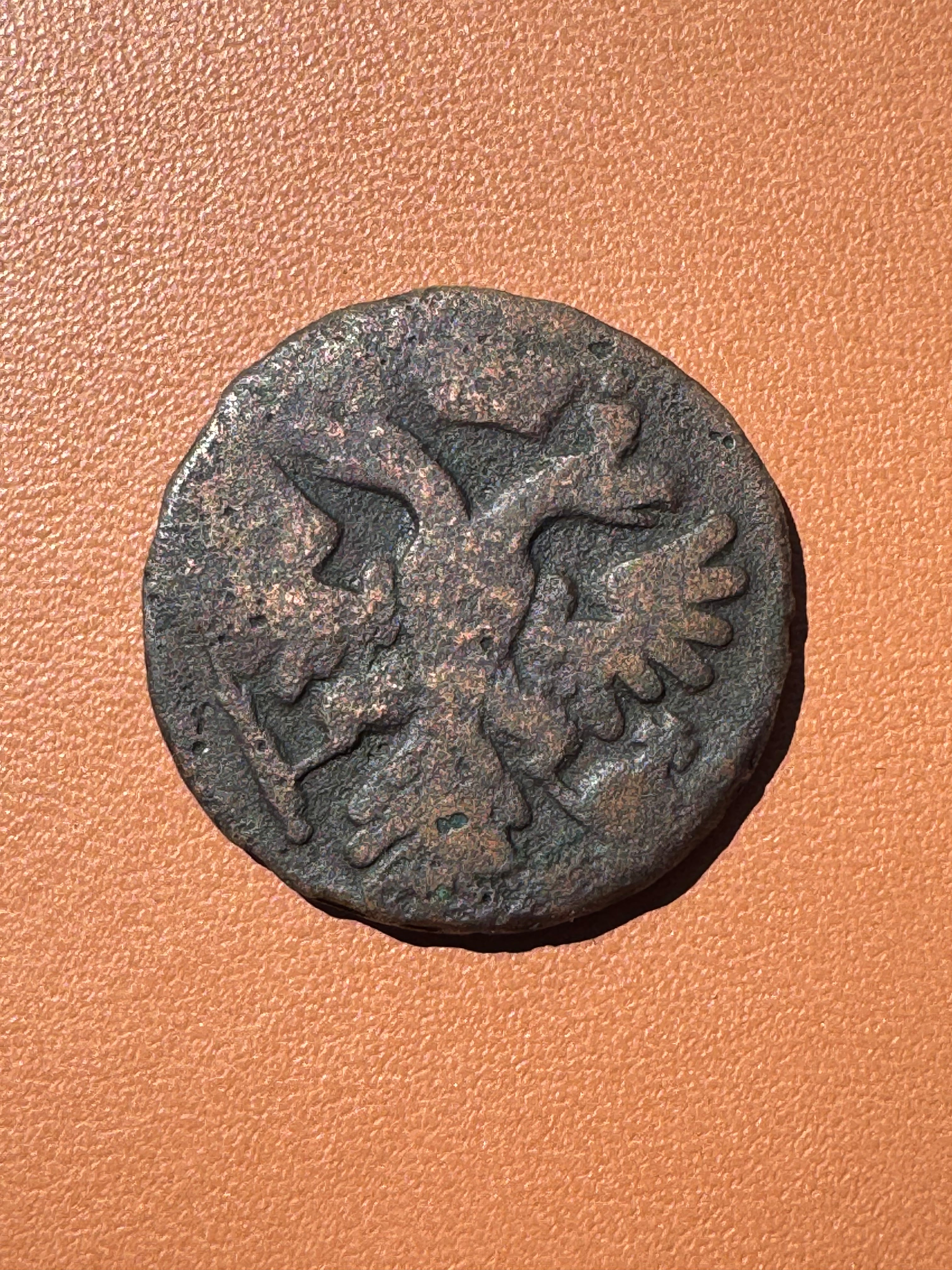 Rosja Anna Iwanowna dienga 1739 - rewers (dwugłowy orzeł)