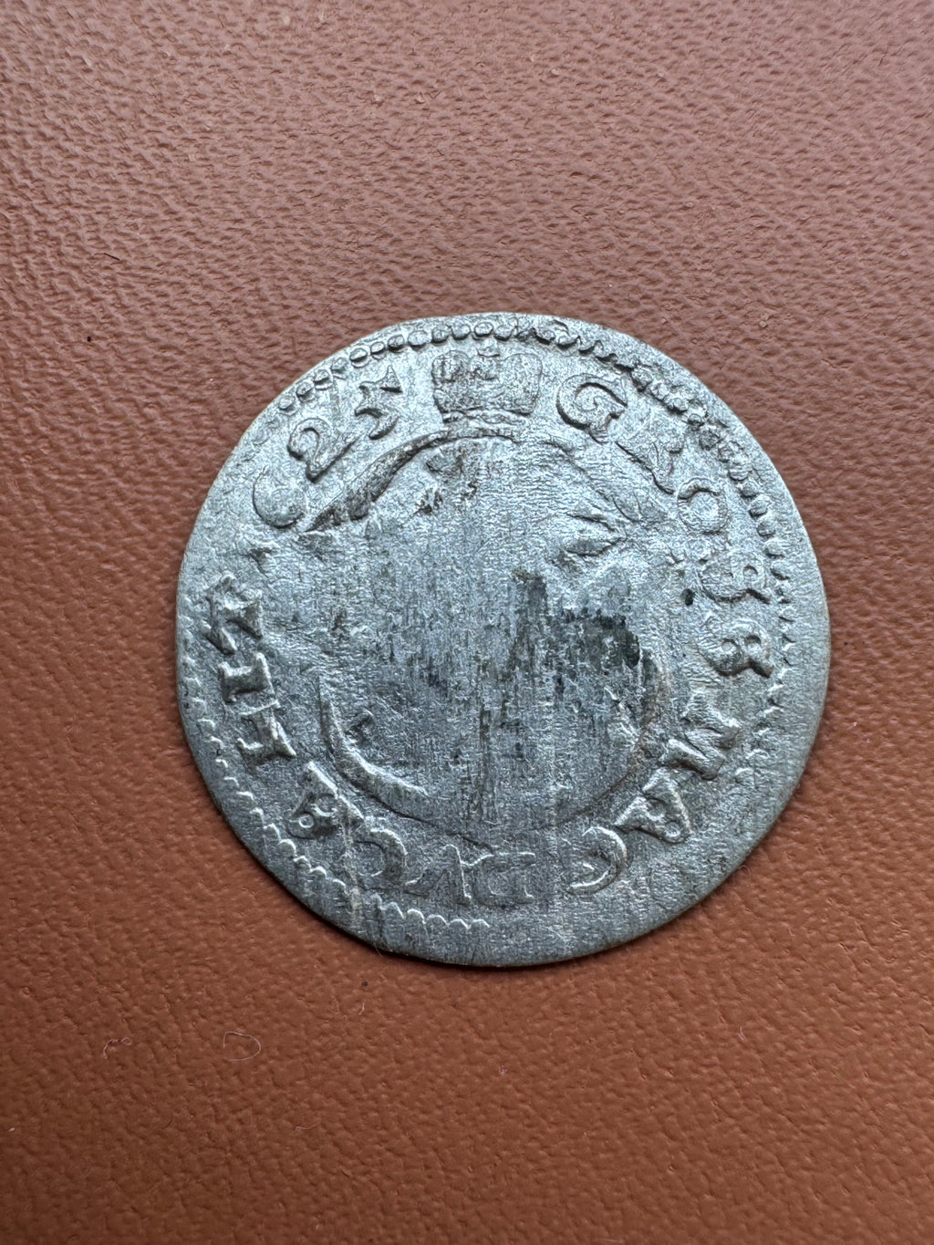 Zygmunt III Waza grosz 1625 Wilno - rewers (herb Wilna, GROS·ARG·REG·POL·VILL)