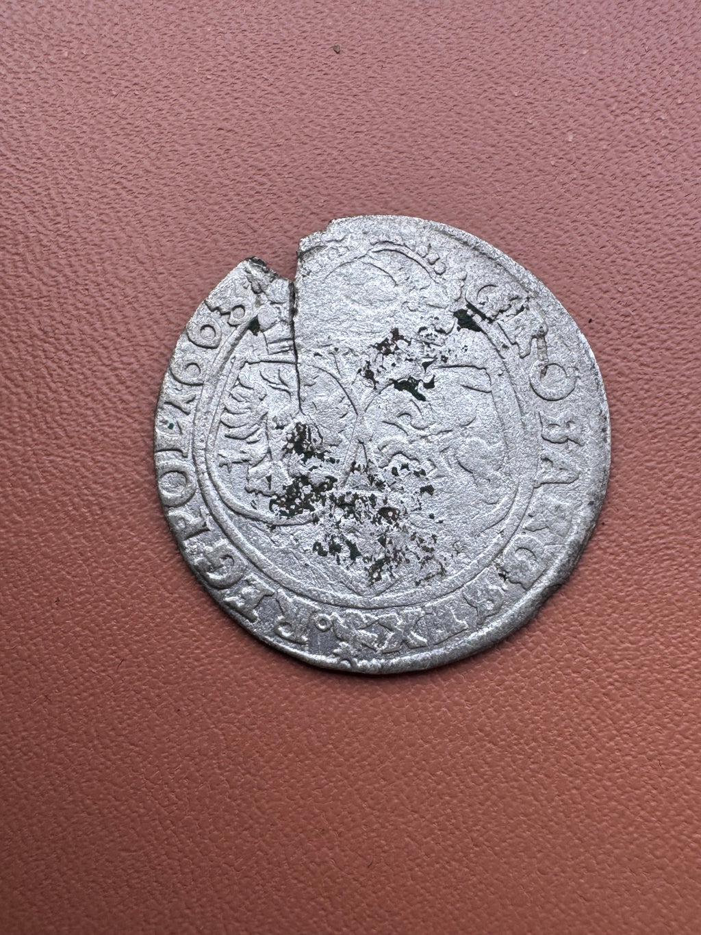 Jan II Kazimierz szóstak 1663 AT Bydgoszcz – rewers