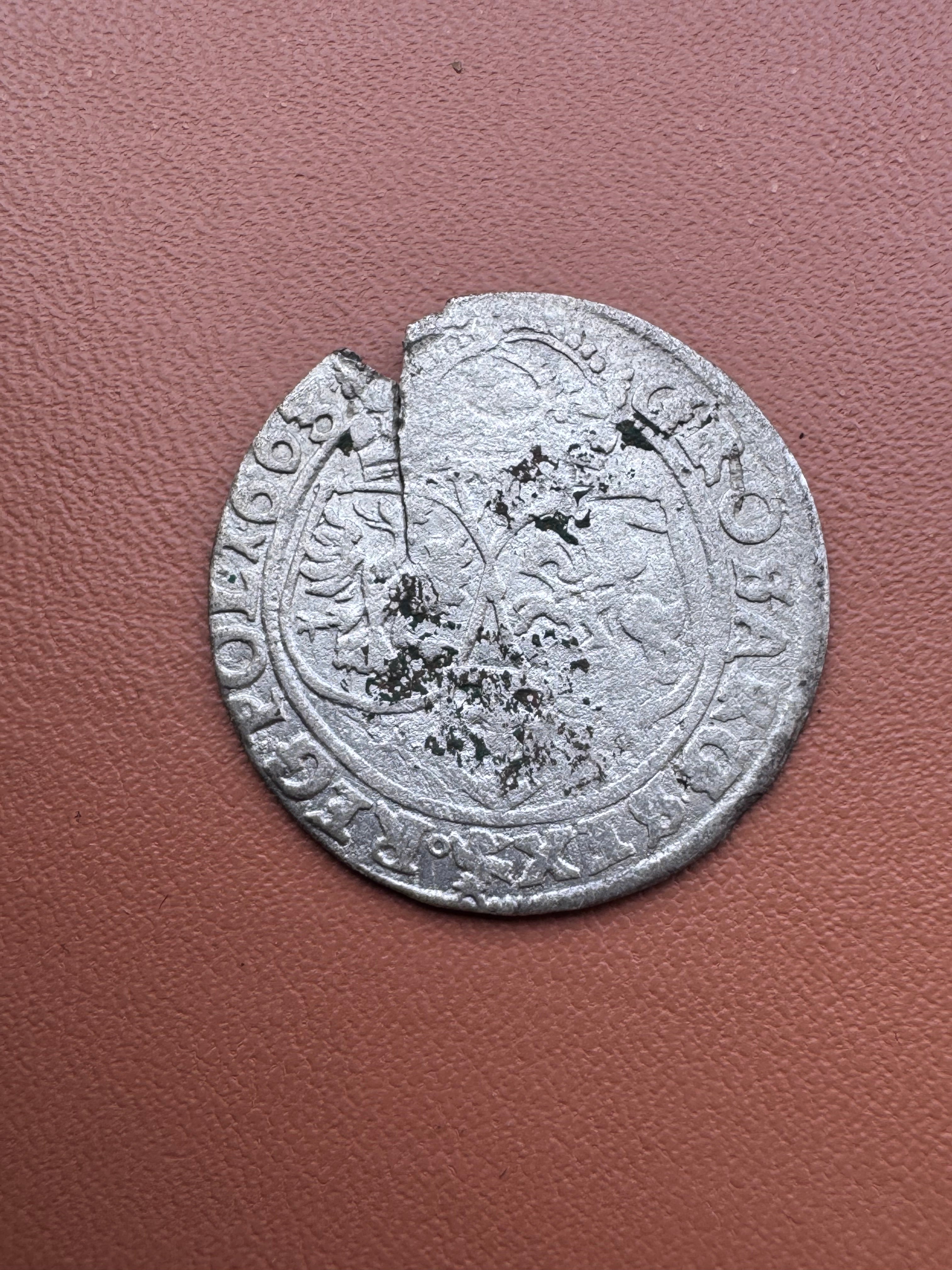 Jan II Kazimierz szóstak 1663 AT Bydgoszcz – rewers