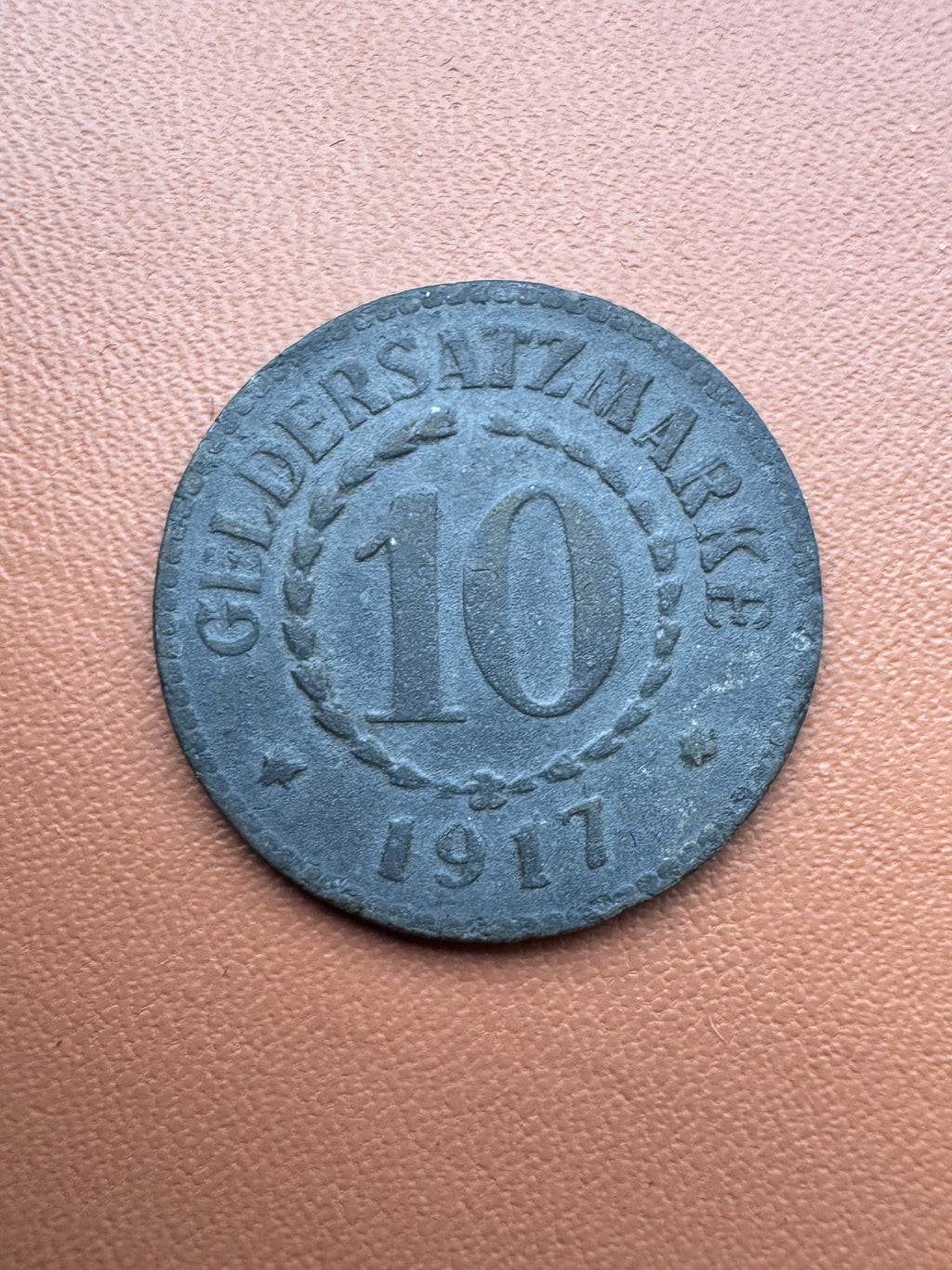 10 feningów 1917 Poznań Posen - awers (Geldersatzmarke 10 1917)