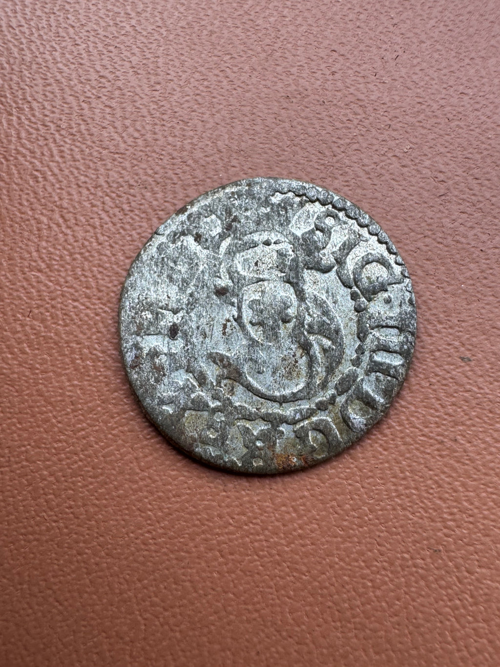 Zygmunt III Waza szeląg 1619 Ryga – awers