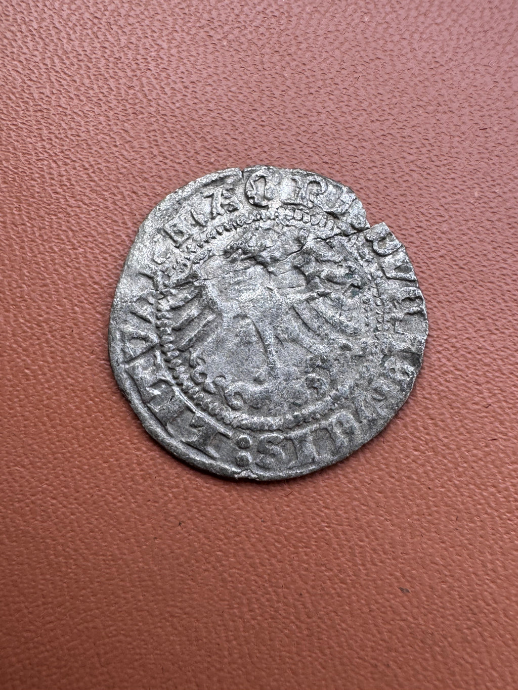 Zygmunt I Stary półgrosz 1513 Wilno – rewers (Orłeł)