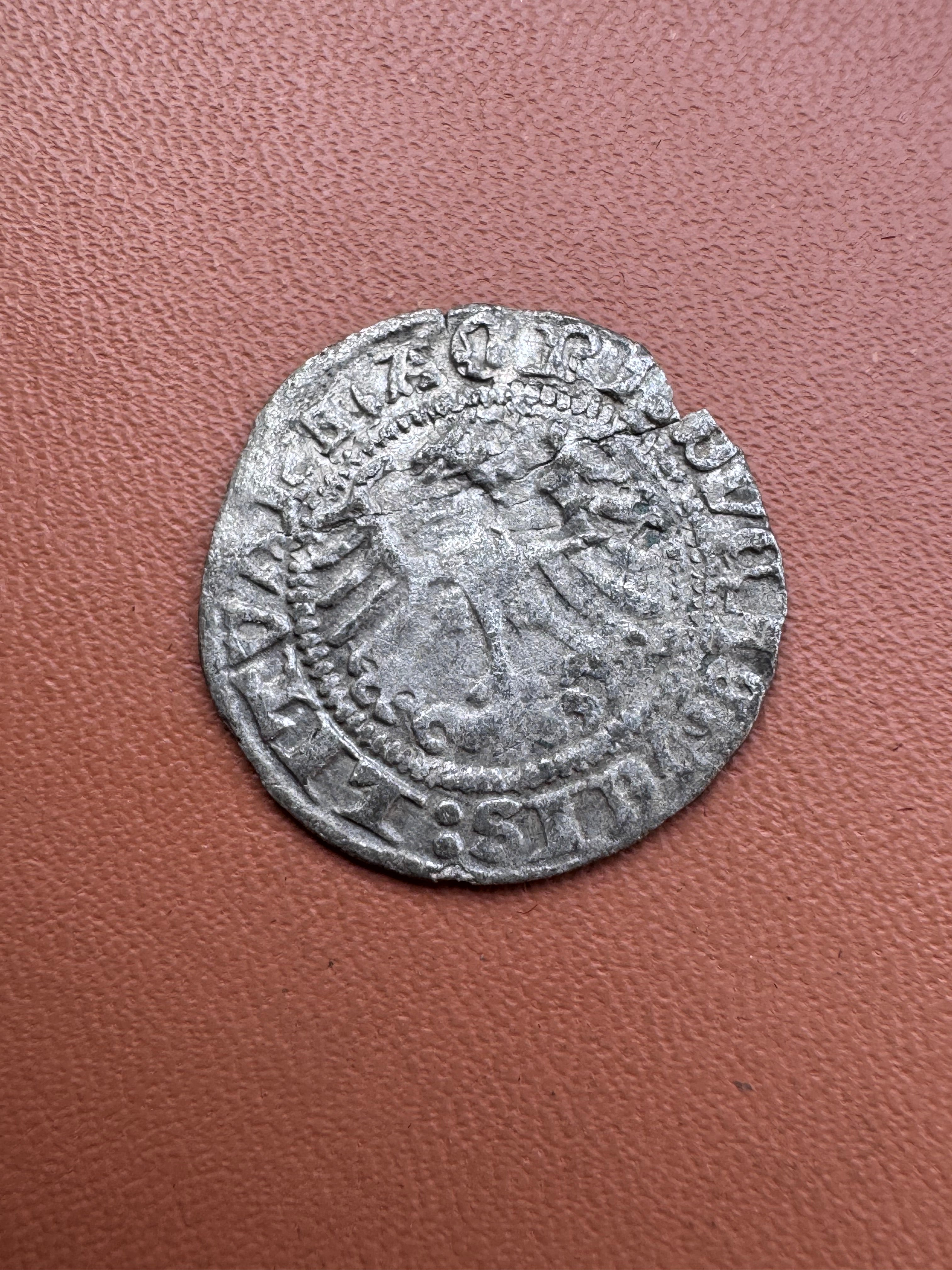 Zygmunt I Stary półgrosz 1513 Wilno – rewers (Orłeł)