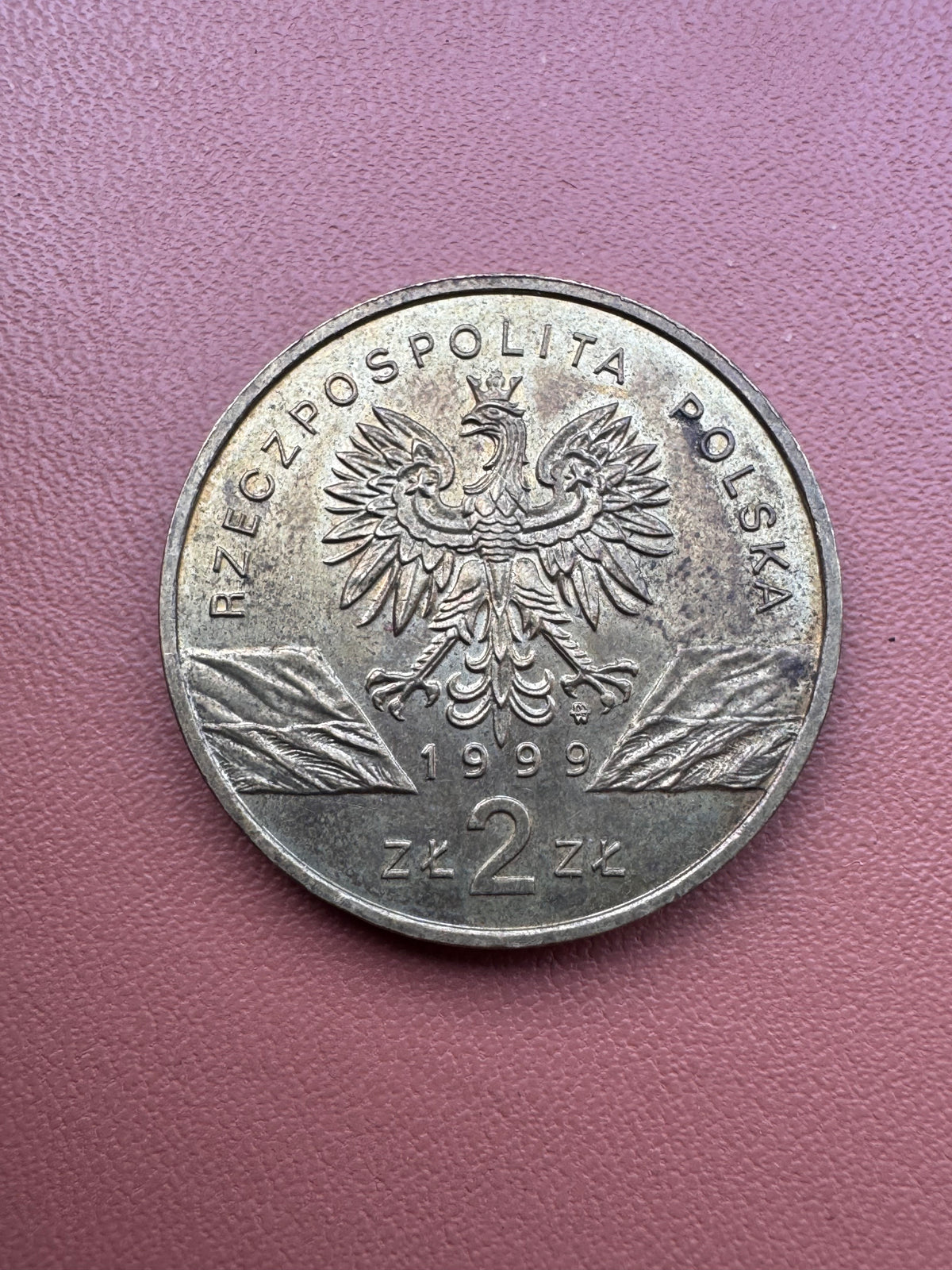 III RP 2 złote 1999 Wilki - awers