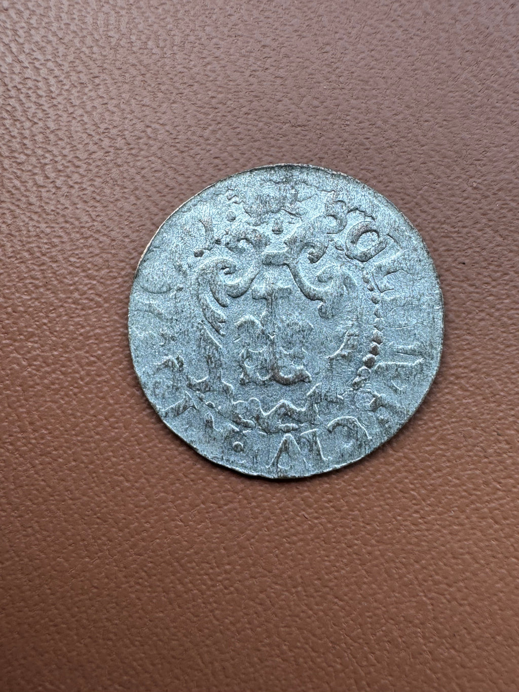 Zygmunt III Waza szeląg 1617 Ryga – rewers