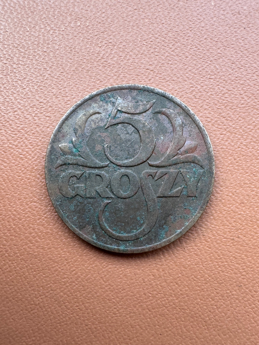 II RP 5 groszy 1939 - rewers