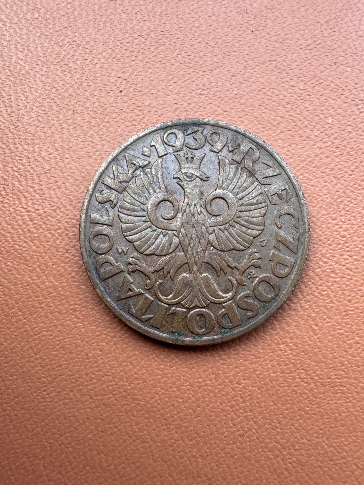 II RP 5 groszy 1939 - awers