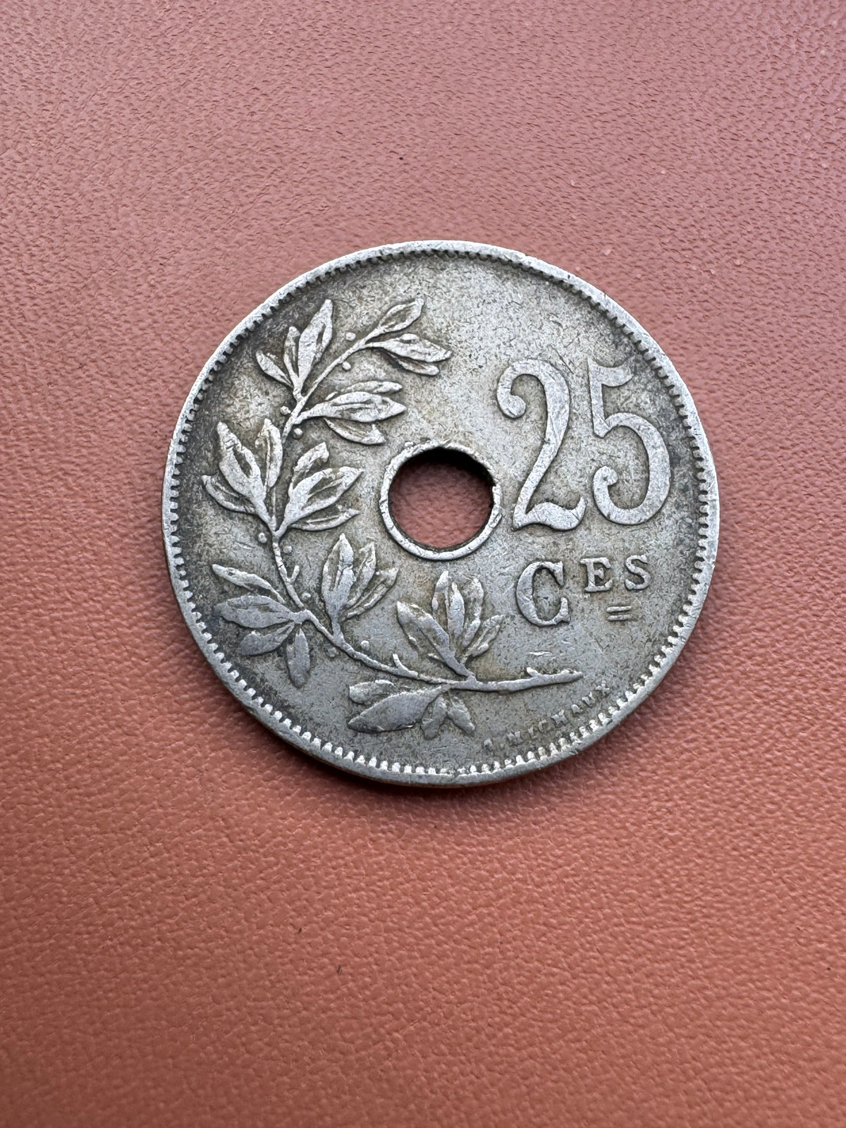 Belgia 25 centimów 1921