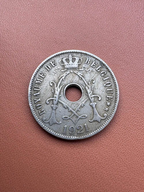 Belgia 25 centimów 1921
