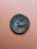 Kambodża Norodom 2 pe 1847 - awers (Hamsa — ptak khmerski, wyraźne skrzydła)