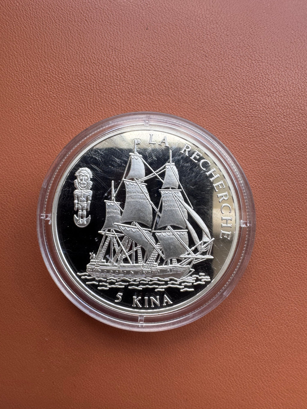 Rewers – La Recherche, fregata francuska z figurą kultową, 5 Kina, 1997