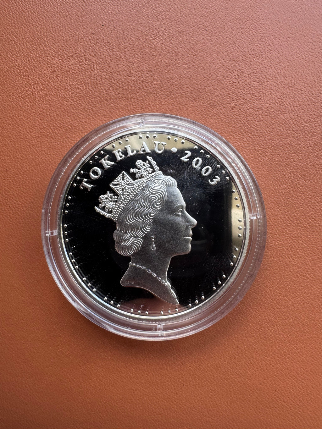 Awers – Elizabeth II Tokelau 2003, portret królowej Elżbiety II