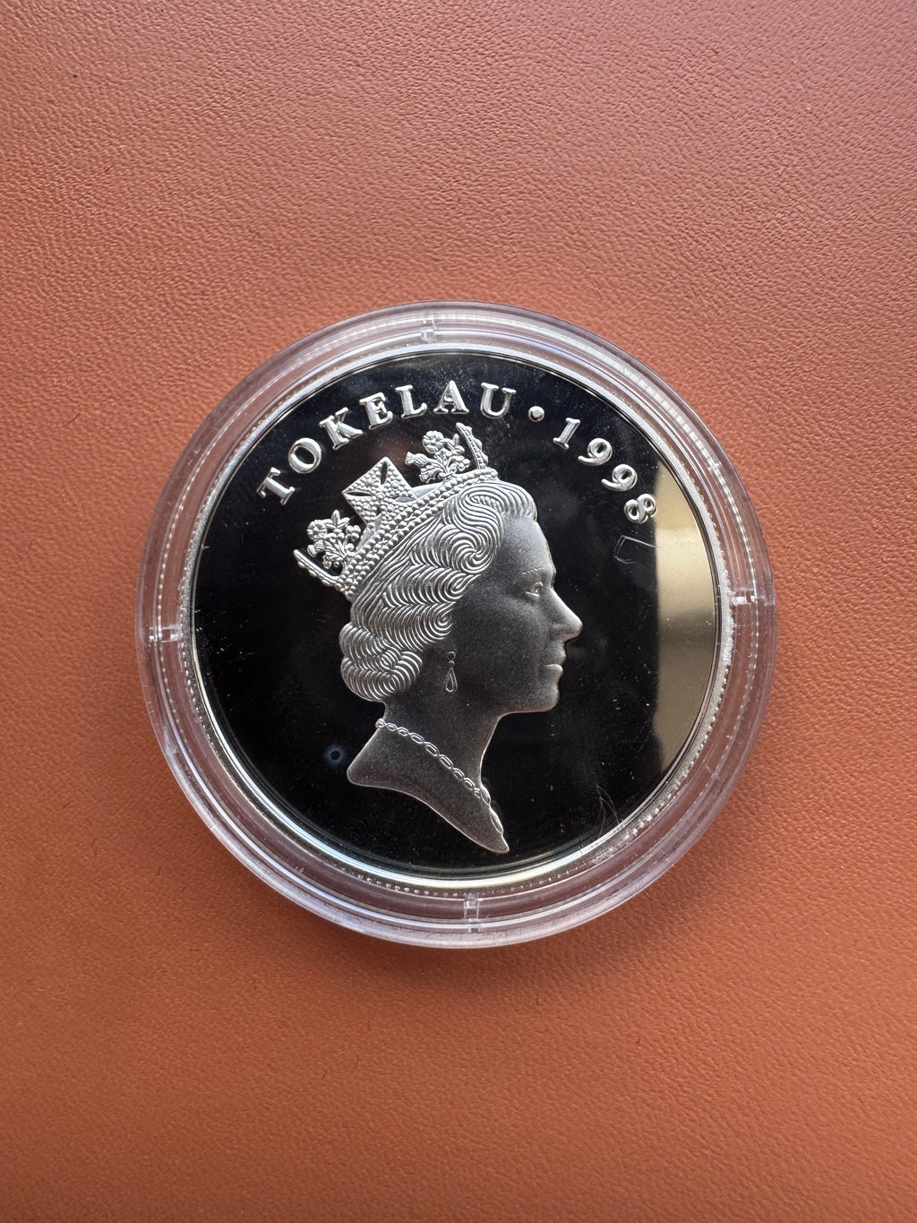 Awers – Elizabeth II Tokelau 1998, portret królowej Elżbiety II