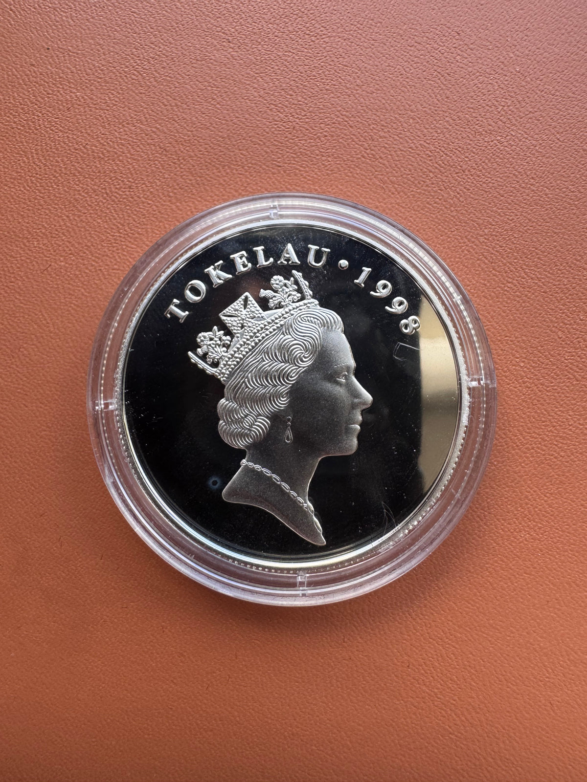 Awers – Elizabeth II Tokelau 1998, portret królowej Elżbiety II