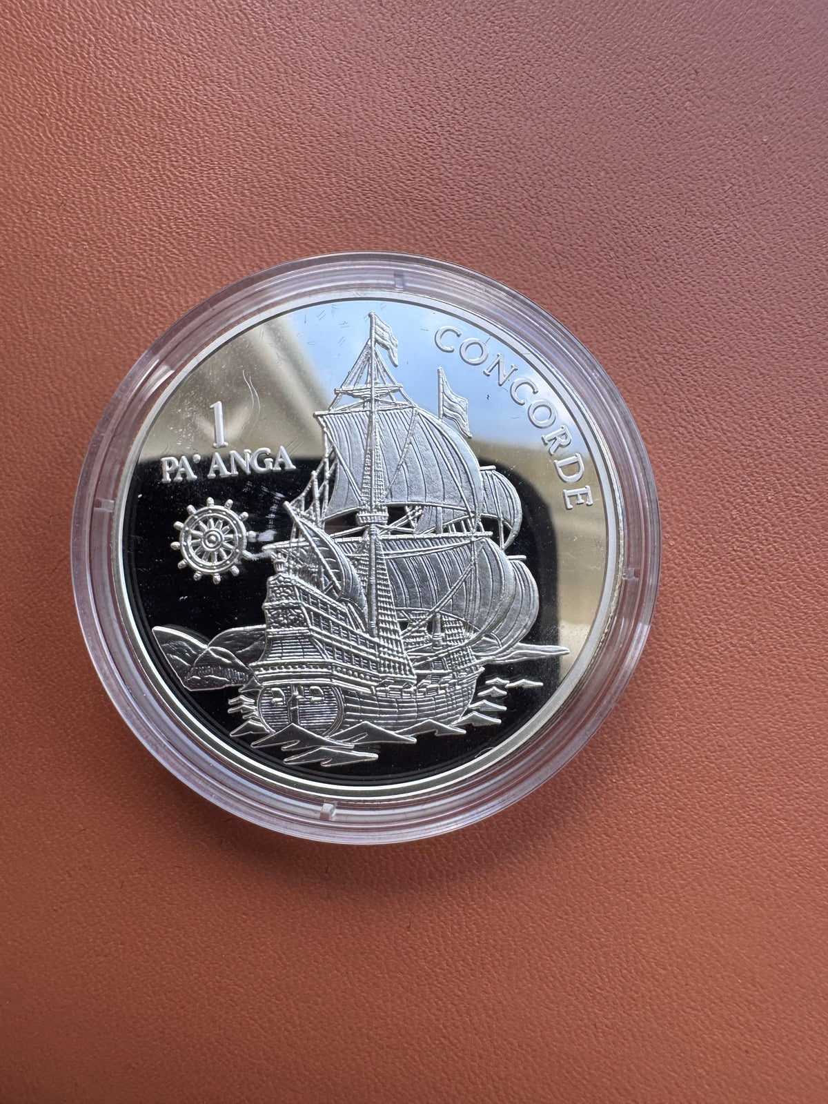 Rewers – Concorde, holenderski okręt żaglowy XVII w., 1 Paʻanga, 1999