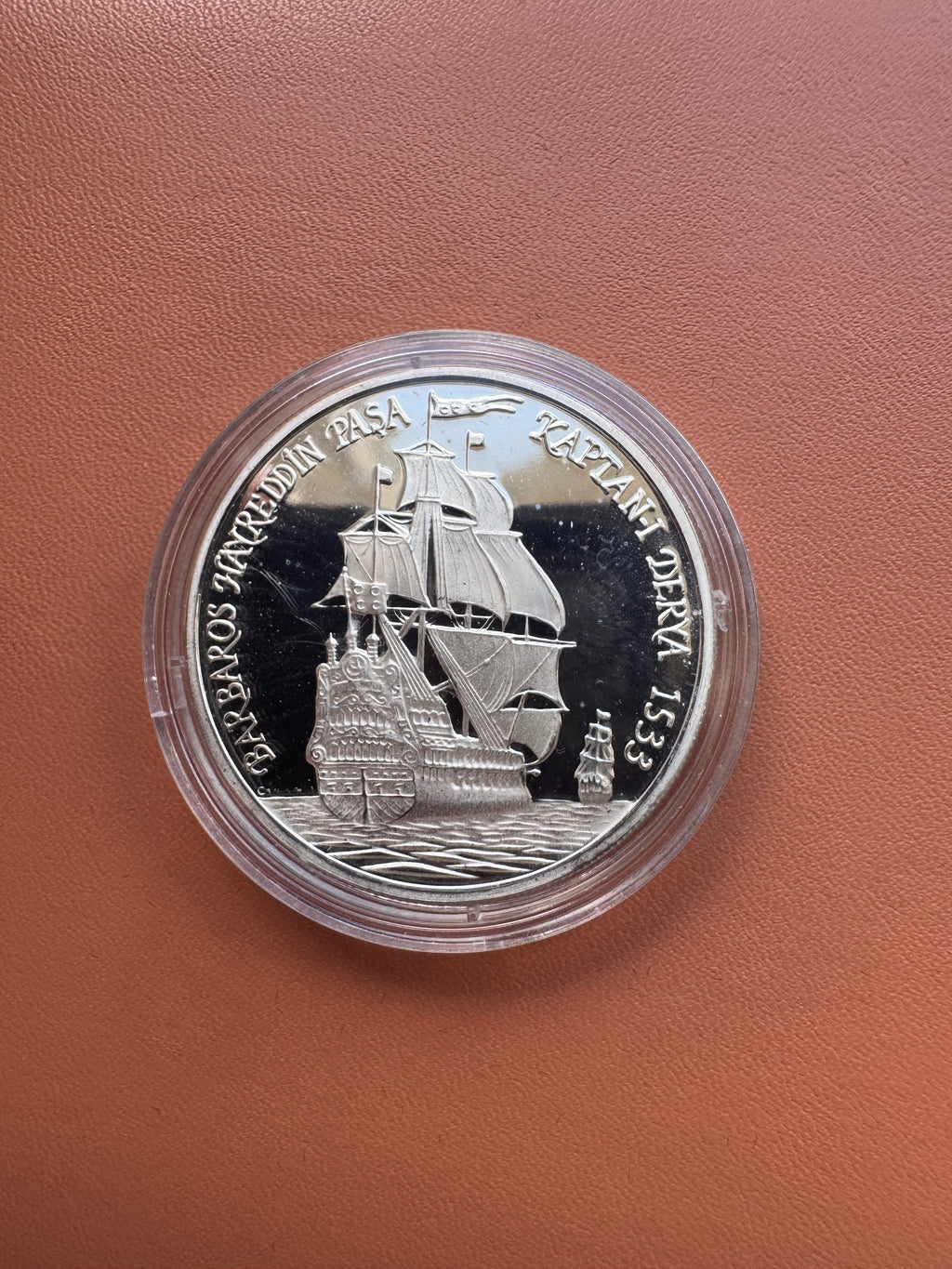 Rewers – Barbaros Hayreddin Paşa, Kaptan-ı Derya 1533, osmaska galera pod żaglami, 1997