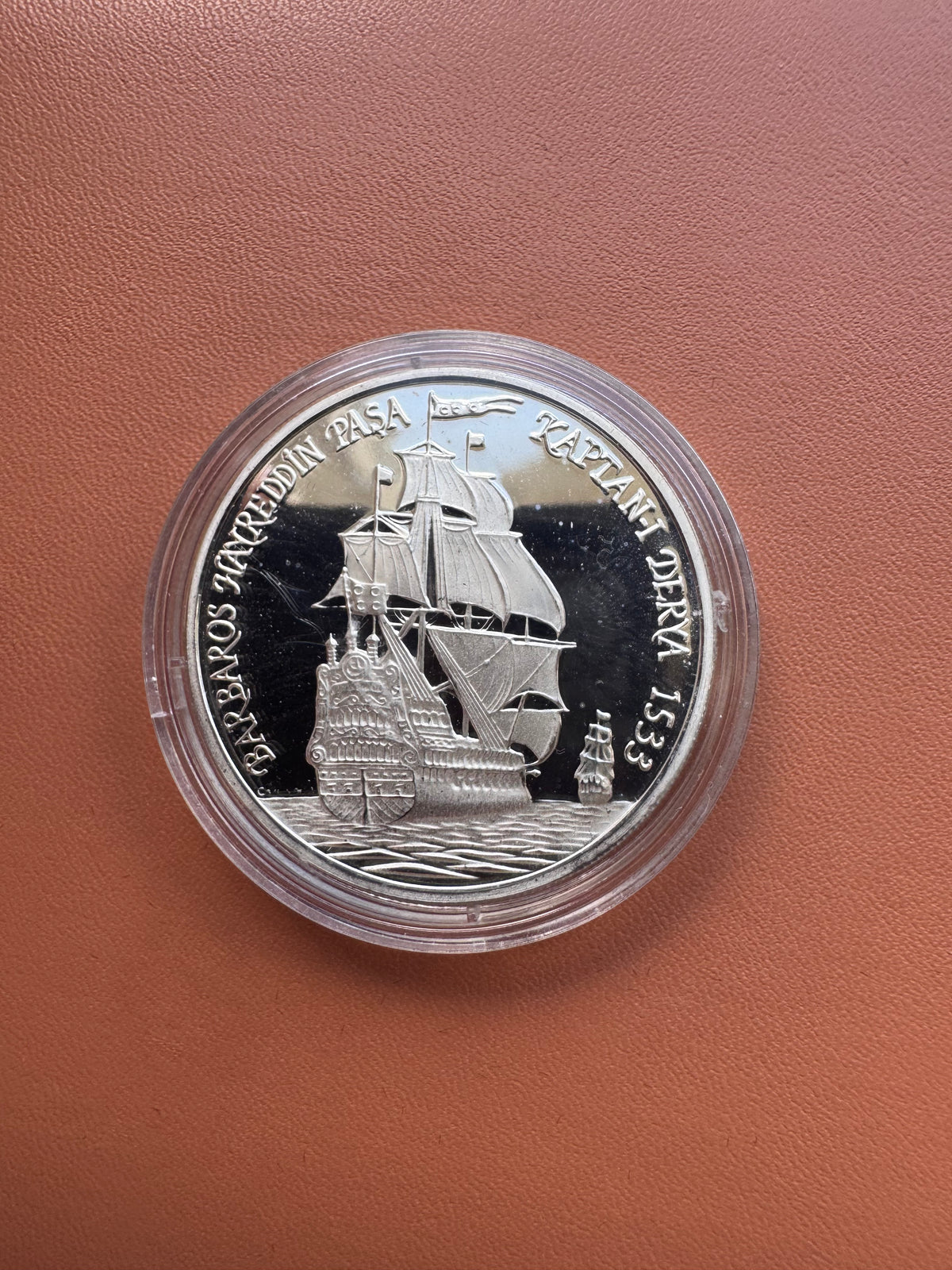 Rewers – Barbaros Hayreddin Paşa, Kaptan-ı Derya 1533, osmaska galera pod żaglami, 1997