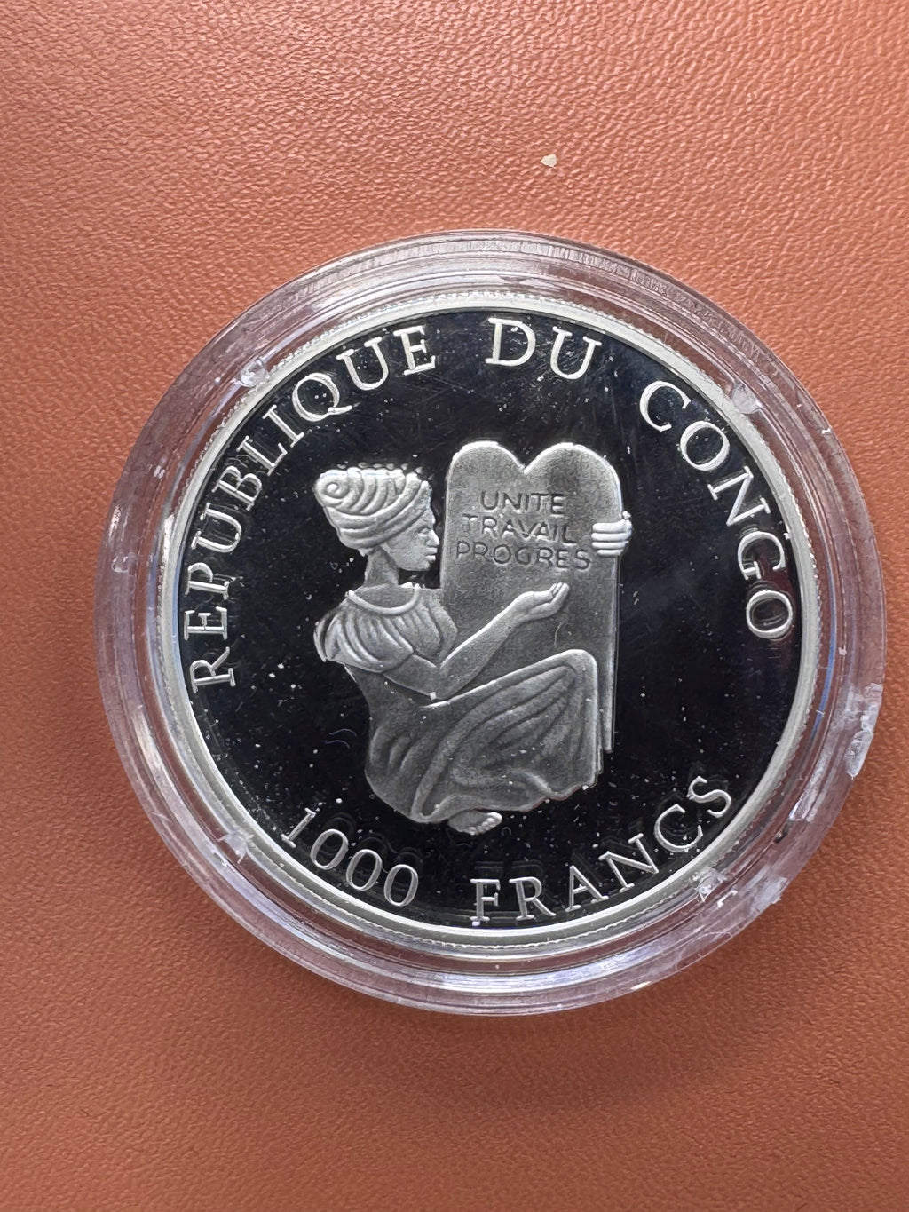 Awers – Republique du Congo, 1000 Francs, Unité Travail Progrès