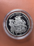 Rewers – James Cook z sekstantem i okręt Endeavour, 2003