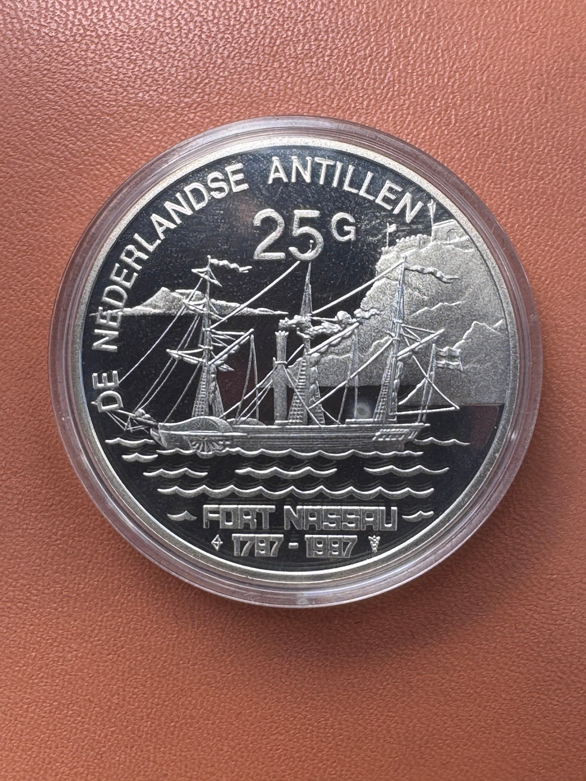Rewers – Fort Nassau 1797-1997, 25 guldenów
